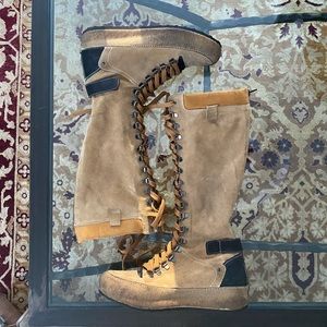 Free People Italian leather boots